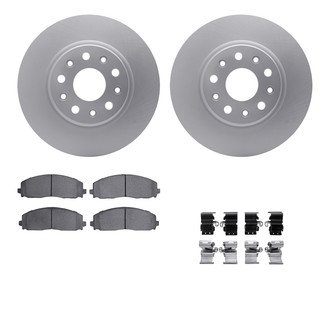 R1 Concepts® - Front Brake Kit with Euro Ceramic Pads