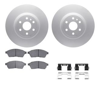 R1 Concepts® - Front Brake Kit with Euro Ceramic Pads