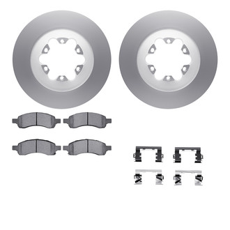 R1 Concepts® - Front Brake Kit with Euro Ceramic Pads