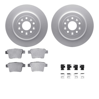 R1 Concepts® - Rear Brake Kit with Euro Ceramic Pads