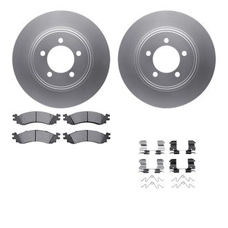 R1 Concepts® - Front Brake Kit with Euro Ceramic Pads