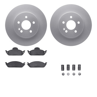 R1 Concepts® - Front Brake Kit with Euro Ceramic Pads