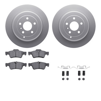 R1 Concepts® - Rear Brake Kit with Euro Ceramic Pads