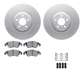 R1 Concepts® - Front Brake Kit with Euro Ceramic Pads