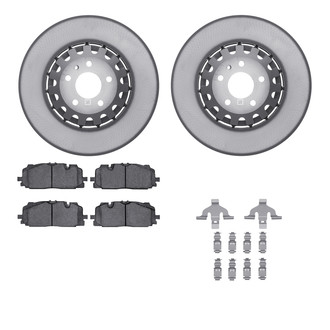 R1 Concepts® - Front Brake Kit with Euro Ceramic Pads