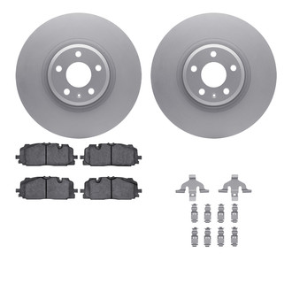 R1 Concepts® - Front Brake Kit with Euro Ceramic Pads