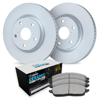 R1 Concepts® - Rear Brake Kit with Euro Ceramic Pads