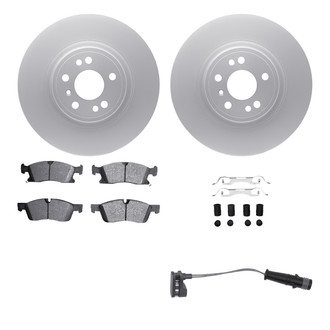 R1 Concepts® - Front Brake Kit with Euro Ceramic Pads