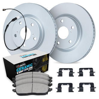 R1 Concepts® - Front Brake Kit with Euro Ceramic Pads
