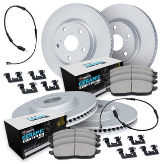 R1 Concepts® - Brake Kit with Euro Ceramic Pads