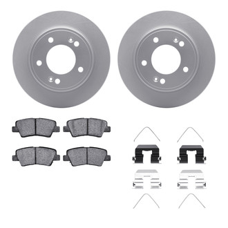 R1 Concepts® - Carbon Series Rear Brake Kit with 5000 OE Pads