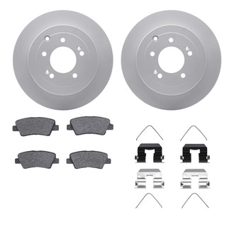 R1 Concepts® - Carbon Series Rear Brake Kit with 5000 OE Pads