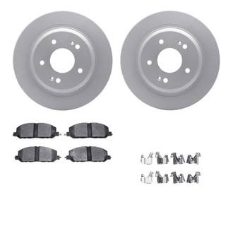 R1 Concepts® - Carbon Series Rear Brake Kit with 5000 OE Pads
