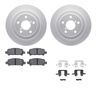 R1 Concepts® - Carbon Series Rear Brake Kit with 5000 OE Pads