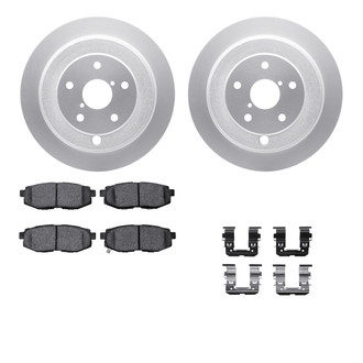 R1 Concepts® - Carbon Series Rear Brake Kit with 5000 OE Pads