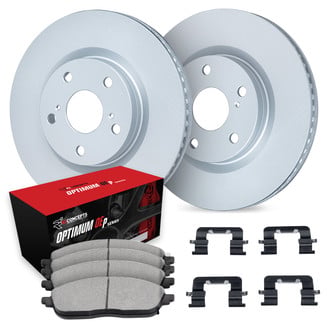 R1 Concepts® - Front Brake Kit with Optimum OE Pads