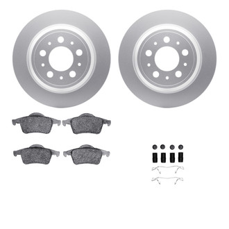R1 Concepts® - Carbon Series Rear Brake Kit with 5000 OE Pads