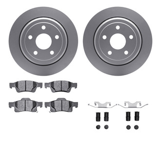 R1 Concepts® - Carbon Series Rear Brake Kit with 5000 OE Pads