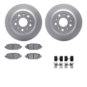R1 Concepts® - Carbon Series Rear Brake Kit with 5000 OE Pads
