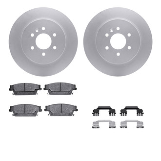 R1 Concepts® - Carbon Series Rear Brake Kit with 5000 OE Pads