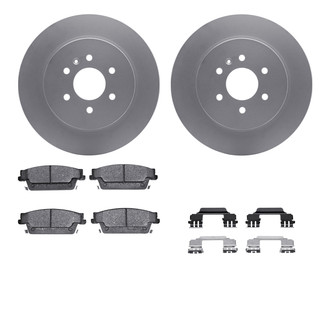 R1 Concepts® - Carbon Series Rear Brake Kit with 5000 OE Pads