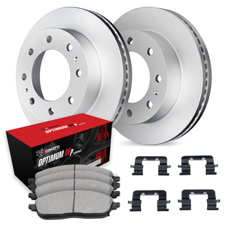 R1 Concepts® - Carbon Series Rear Brake Kit with 5000 OE Pads