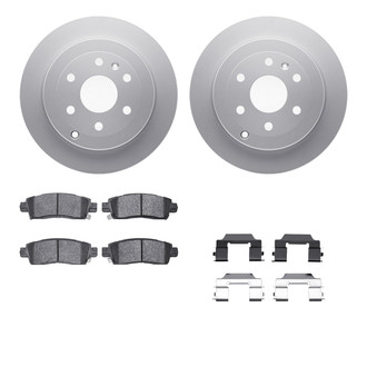 R1 Concepts® - Carbon Series Rear Brake Kit with 5000 OE Pads