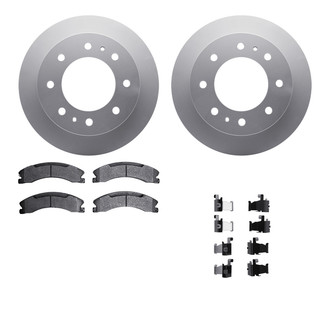 R1 Concepts® - Carbon Series Rear Brake Kit with 5000 OE Pads