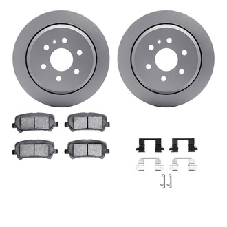 R1 Concepts® - Carbon Series Rear Brake Kit with 5000 OE Pads