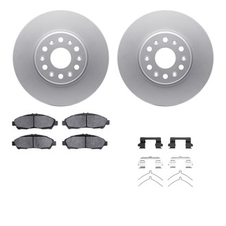 R1 Concepts® WDUH1-48153 - Carbon Series Front Brake Kit with 5000 OE Pads