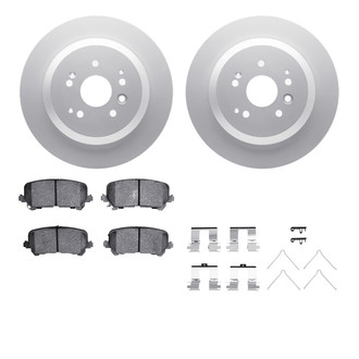 R1 Concepts® - Carbon Series Rear Brake Kit with 5000 OE Pads