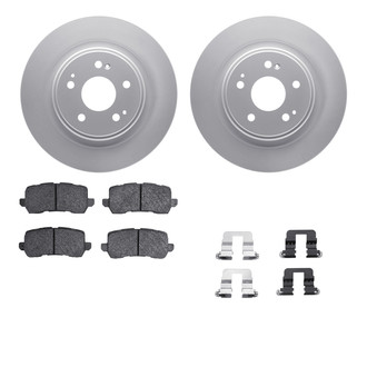 R1 Concepts® - Carbon Series Rear Brake Kit with 5000 OE Pads
