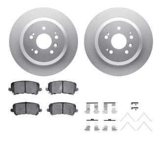 R1 Concepts® - Carbon Series Rear Brake Kit with 5000 OE Pads