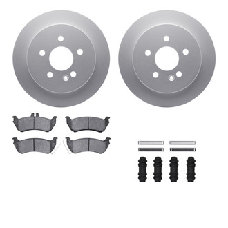 R1 Concepts® - Carbon Series Rear Brake Kit with 5000 OE Pads