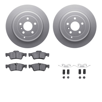 R1 Concepts® - Carbon Series Rear Brake Kit with 5000 OE Pads