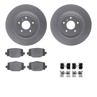 R1 Concepts® - Carbon Series Rear Brake Kit with 5000 OE Pads