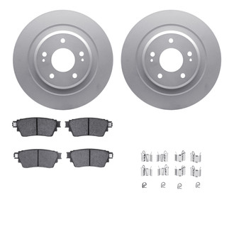 R1 Concepts® - Carbon Series Rear Brake Kit with 5000 OE Pads