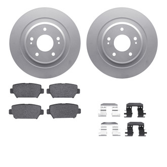 R1 Concepts® - Carbon Series Rear Brake Kit with 5000 OE Pads