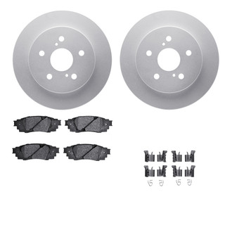 R1 Concepts® - Carbon Series Rear Brake Kit with 5000 OE Pads