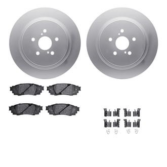 R1 Concepts® - Carbon Series Rear Brake Kit with 5000 OE Pads
