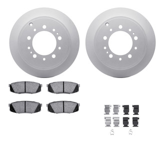 R1 Concepts® - Carbon Series Rear Brake Kit with 5000 OE Pads