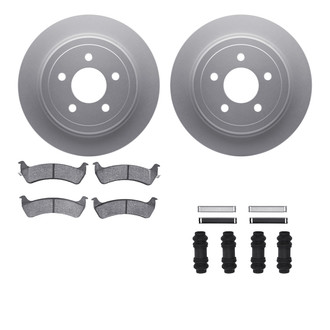 R1 Concepts® - Carbon Series Rear Brake Kit with 5000 OE Pads