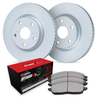 R1 Concepts® - Carbon Series Rear Brake Kit with 5000 OE Pads