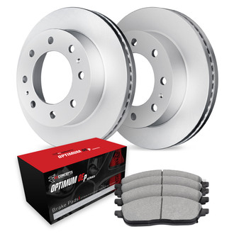 R1 Concepts® - Carbon Series Rear Brake Kit with 5000 OE Pads
