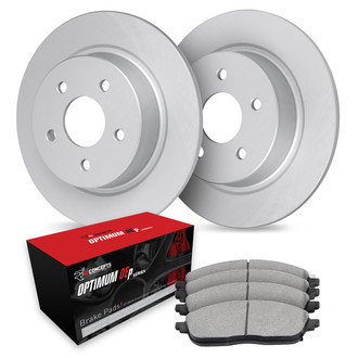 R1 Concepts® - Carbon Series Rear Brake Kit with 5000 OE Pads