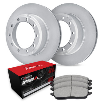 R1 Concepts® - Carbon Series Rear Brake Kit with 5000 OE Pads