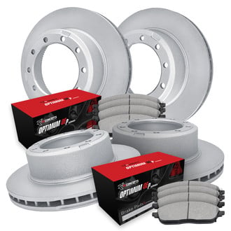 R1 Concepts® - Front and Rear Brake Kit with Optimum OE Pads