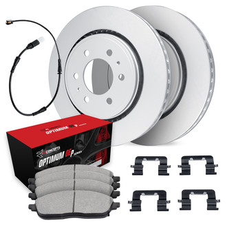 R1 Concepts® - Front Brake Kit with Optimum OE Pads
