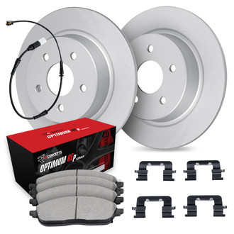 R1 Concepts® - Rear Brake Kit with Optimum OE Pads