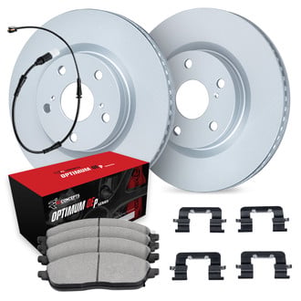 R1 Concepts® - Rear Brake Kit with Optimum OE Pads